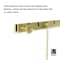 Umbra Matte Brass Exhibit Gallery Picture Frame Set